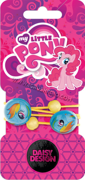Набор резинок для волос My Little Pony "Радуга Дэш" (2 шт.)