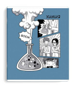 Тетрадь предм. 48л. ФЕНИКС &quot;Аниме-Химия&quot; 63425 мел.карт.,выб.твин уф-лак,клетка