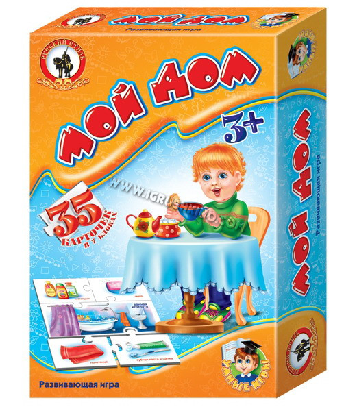 Игра настольная УМНЫЕ ИГРЫ "Мой дом" (НПИ)